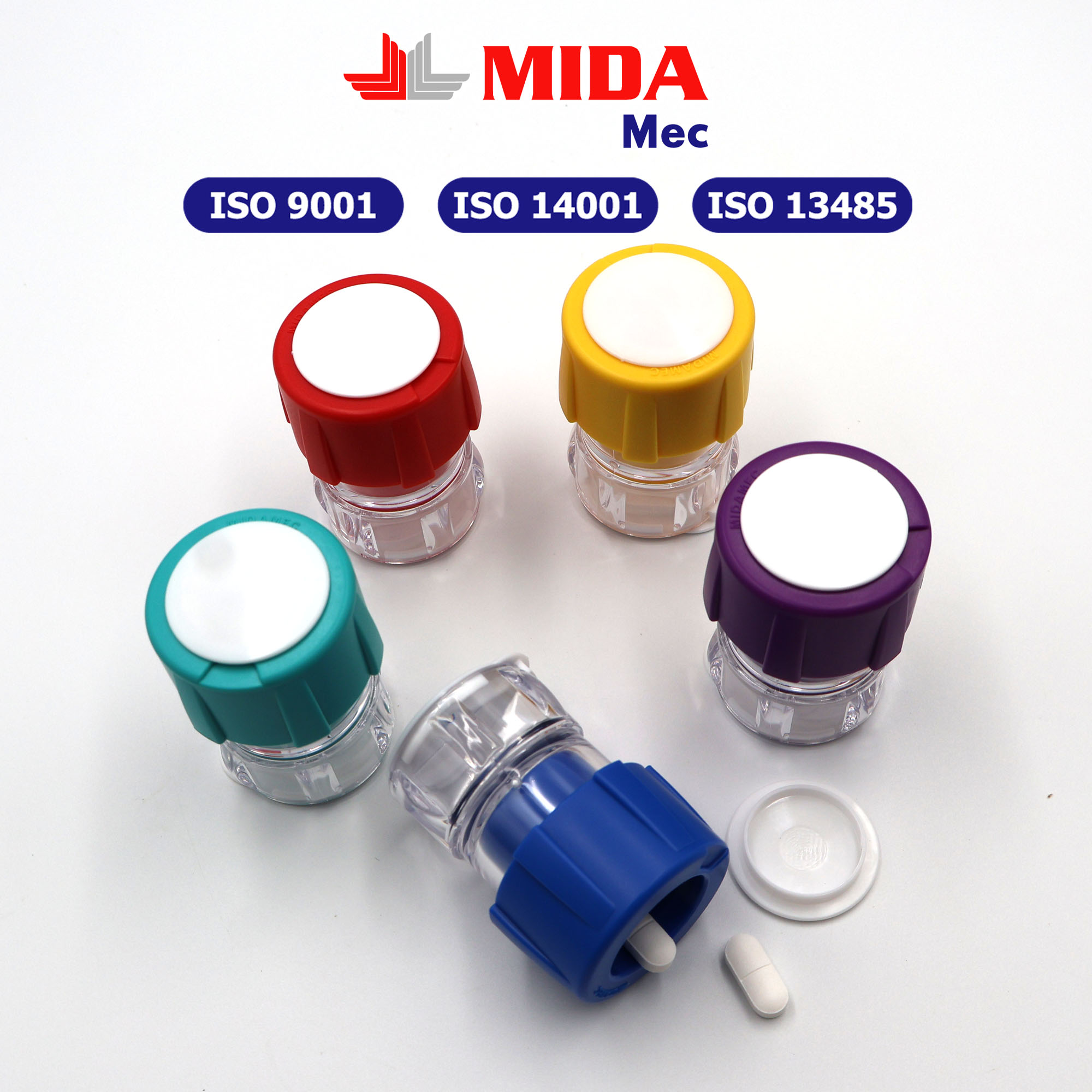 Dụng cụ nghiền cắt đựng thuốc MIDAMEC