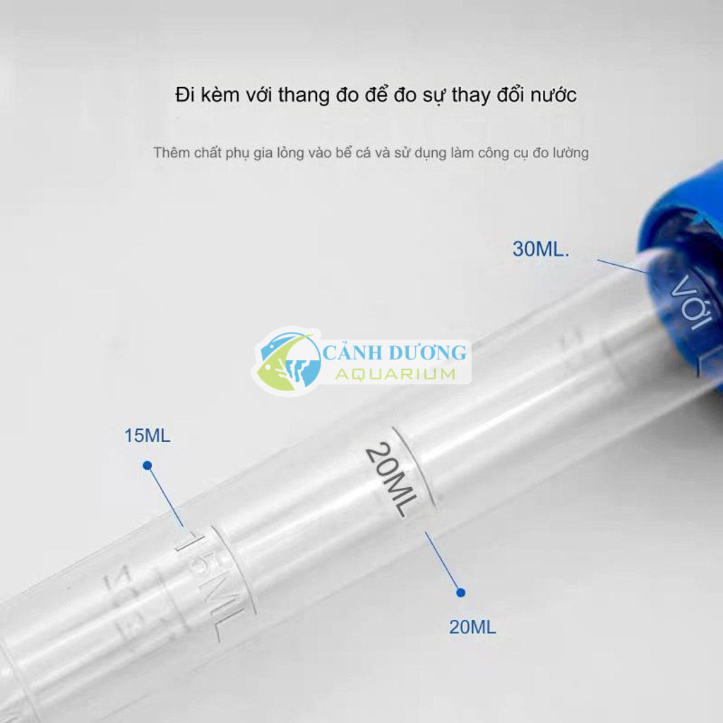 Cây hút cặn, hút phân hồ cá