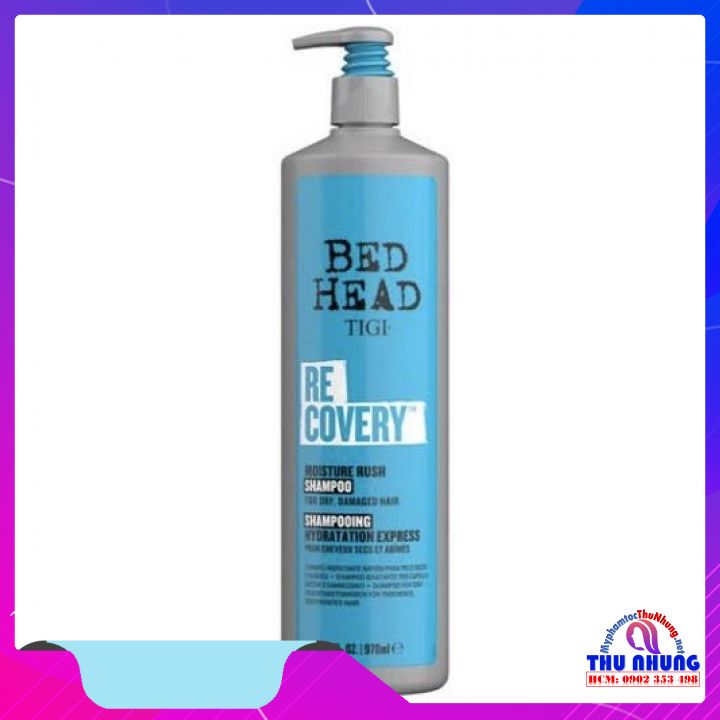 [HCM]Dầu gội Bed Head Tigi xanh dương số 2 dành cho tóc khô xơ rối 970ml