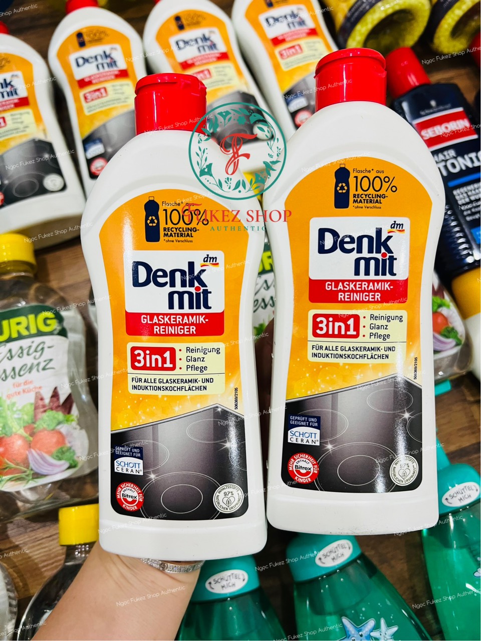 Dung dịch vệ sinh bếp từ 3 in 1 Denkmit 200ML - Đức