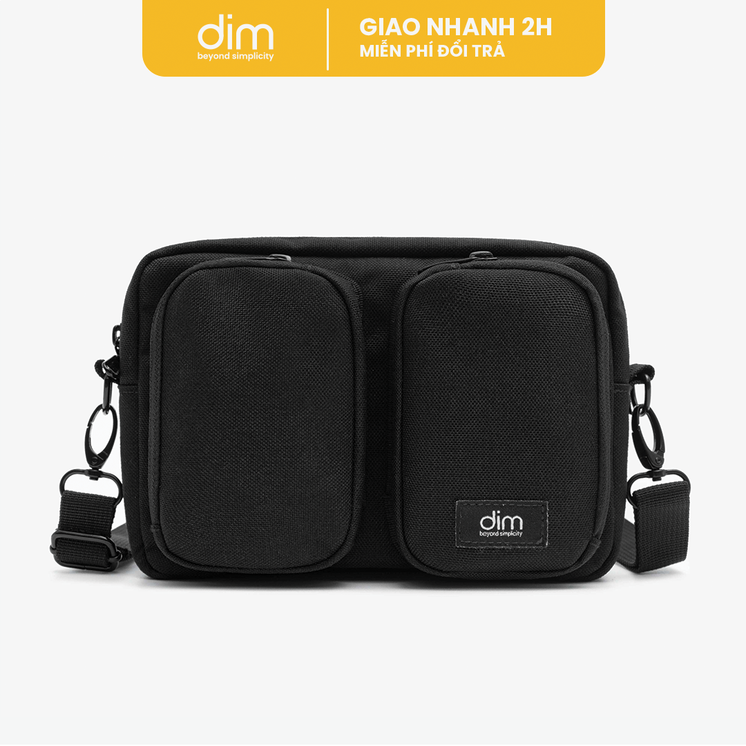 Túi đeo chéo Nam Nữ DIM Double Bag (Polyester Canvas chống thấm nước) - 4 màu