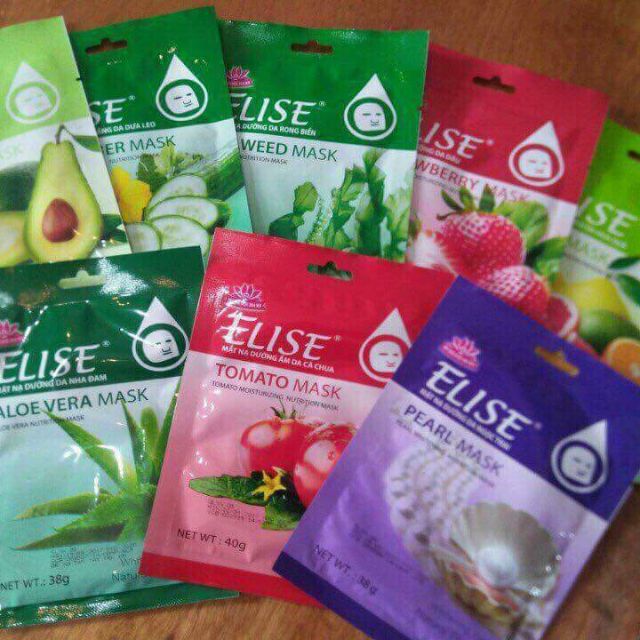 MẶT NẠ DƯỠNG DA ELISE - Hộp 10 bịch