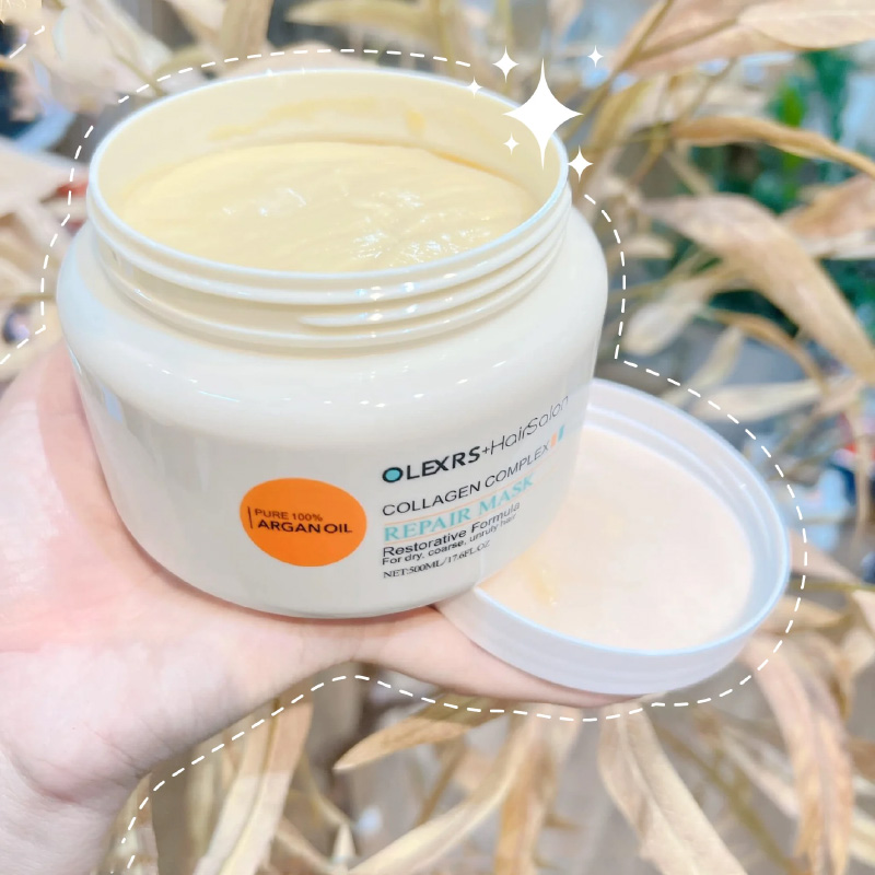 Kem Hấp Ủ Tóc Phục Hồi Olexrs Argan Oil Collagen Complex - MP0171