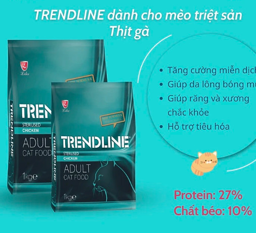 Thức ăn hạt cho mèo Trendline từ Thổ Nhĩ Kỳ