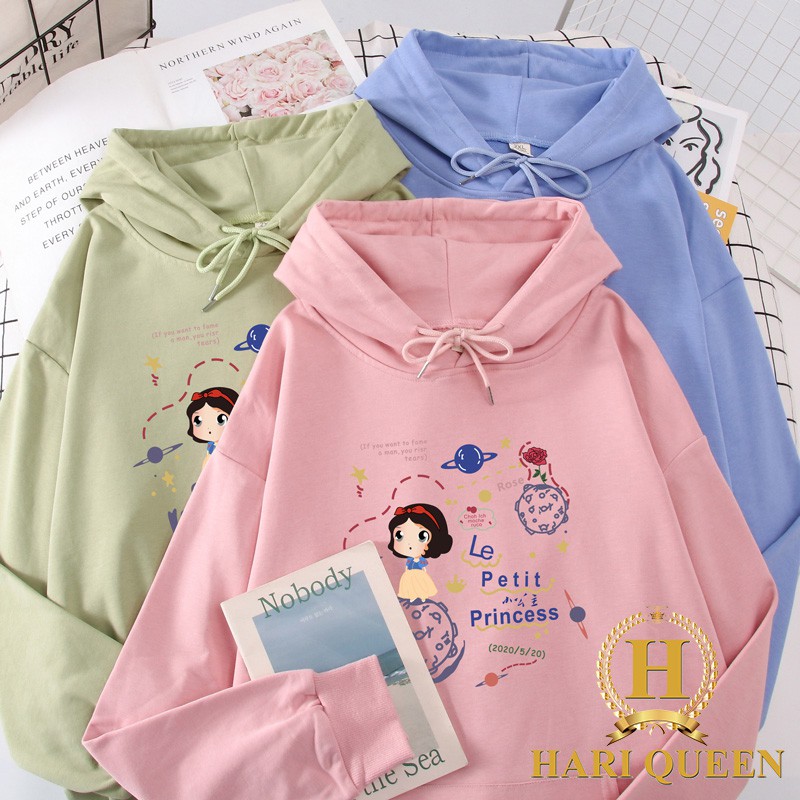 Áo hoodie cô gái pricess hda1020