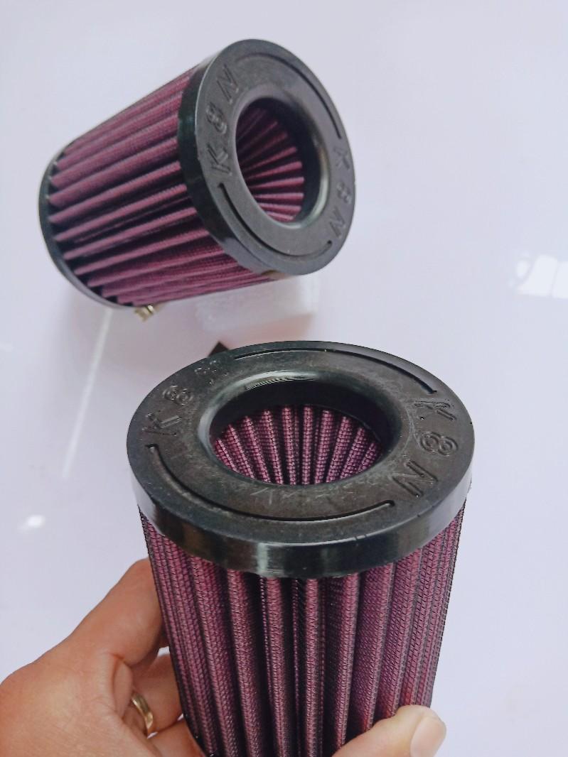 Pô e kn 2 bọng gió lưới tím cho bình xăng con xe máy