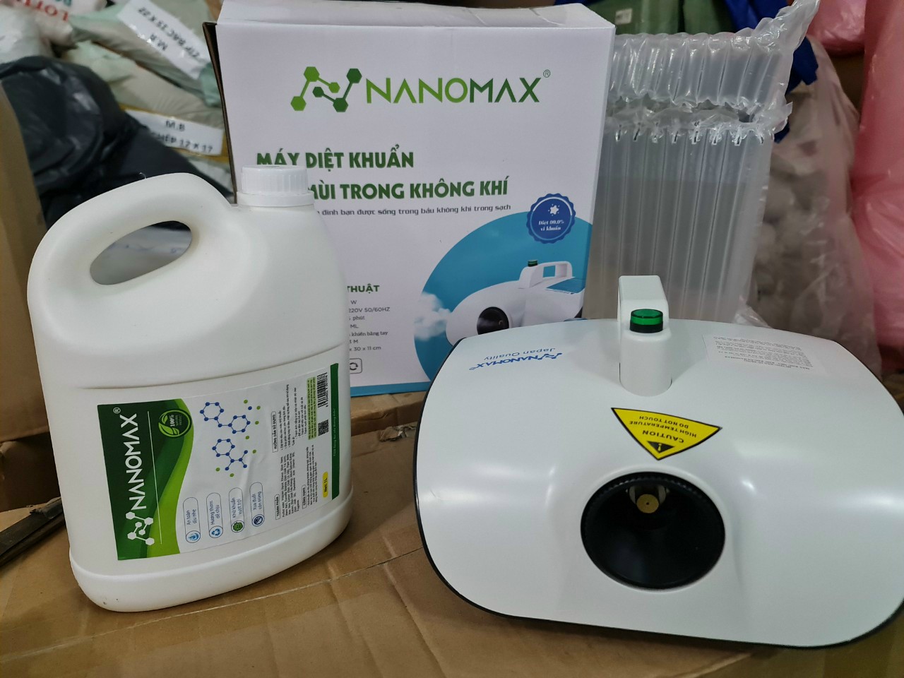 Dung dịch nano bạc khử khuẩn, Dung dịch sát khuẩn nano cho máy khử khuẩn - Dùng diệt khuẩn phòng, ô tô