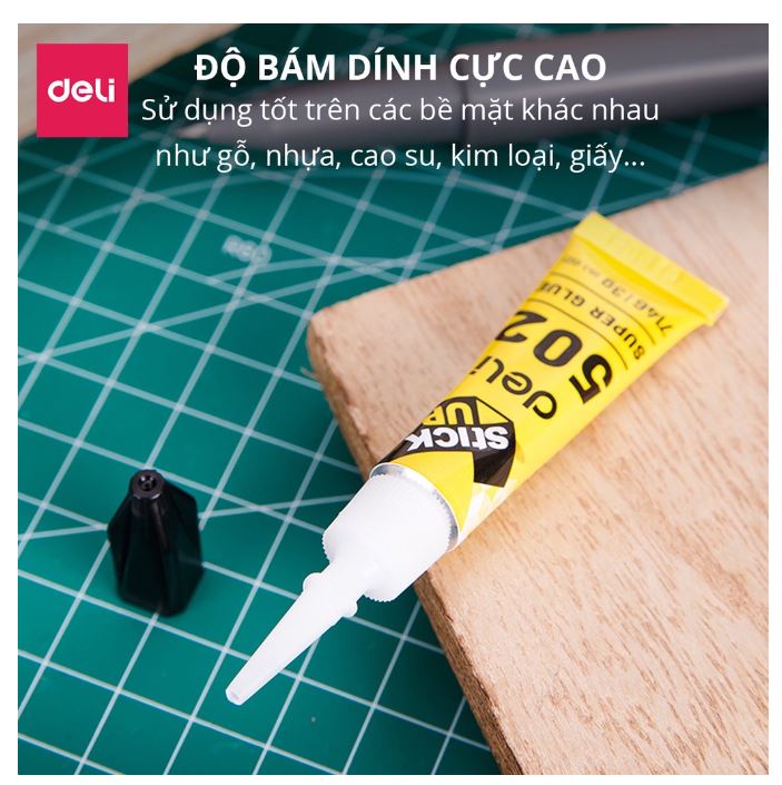Keo Dán Sắt 502 Deli
