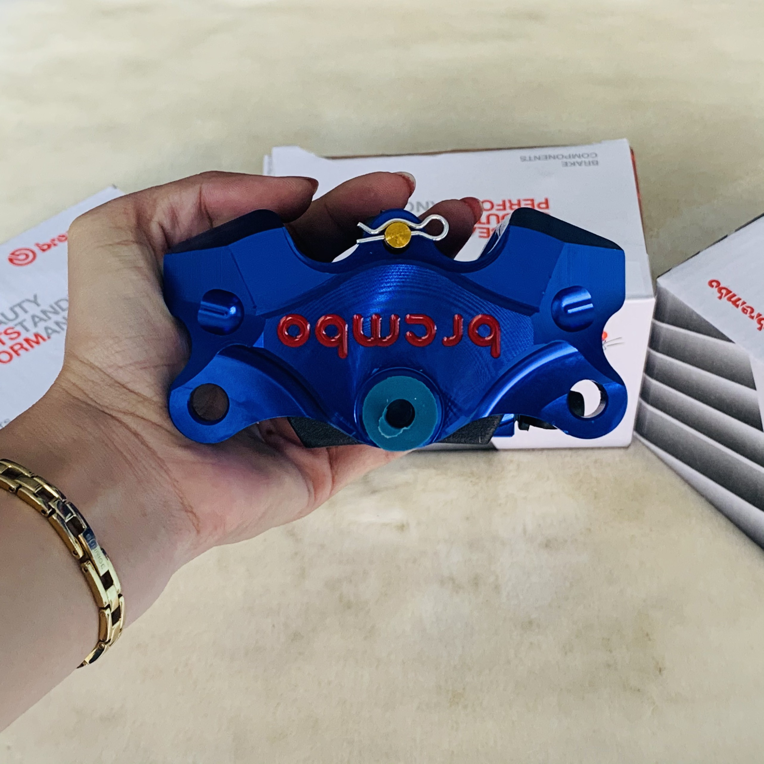 Heo dầu brembô 2 Piston + kèn pát CNC trước bắt heo đi thắng đĩa zin , có tất cả pát cho các dòng xe máy