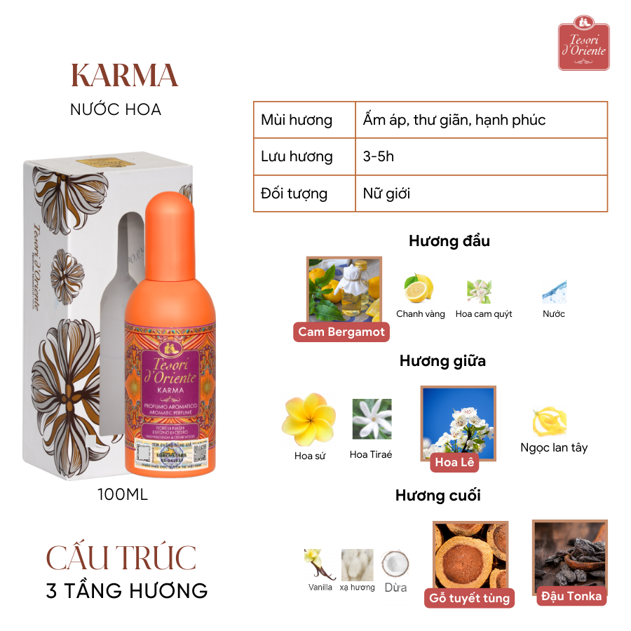Nước hoa Tesori d'Oriente 100ml chính hãng
