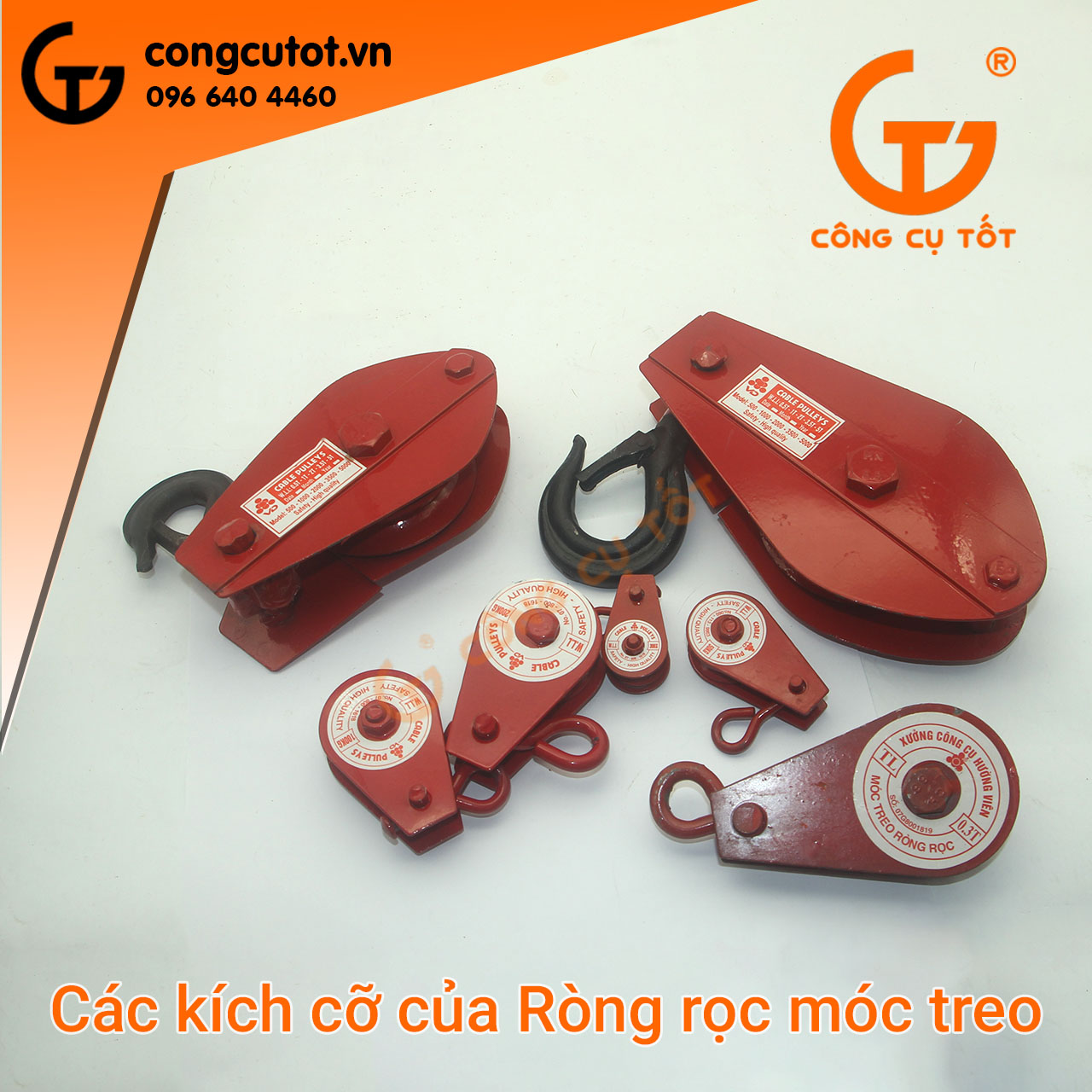 Ròng rọc treo 30-500kg