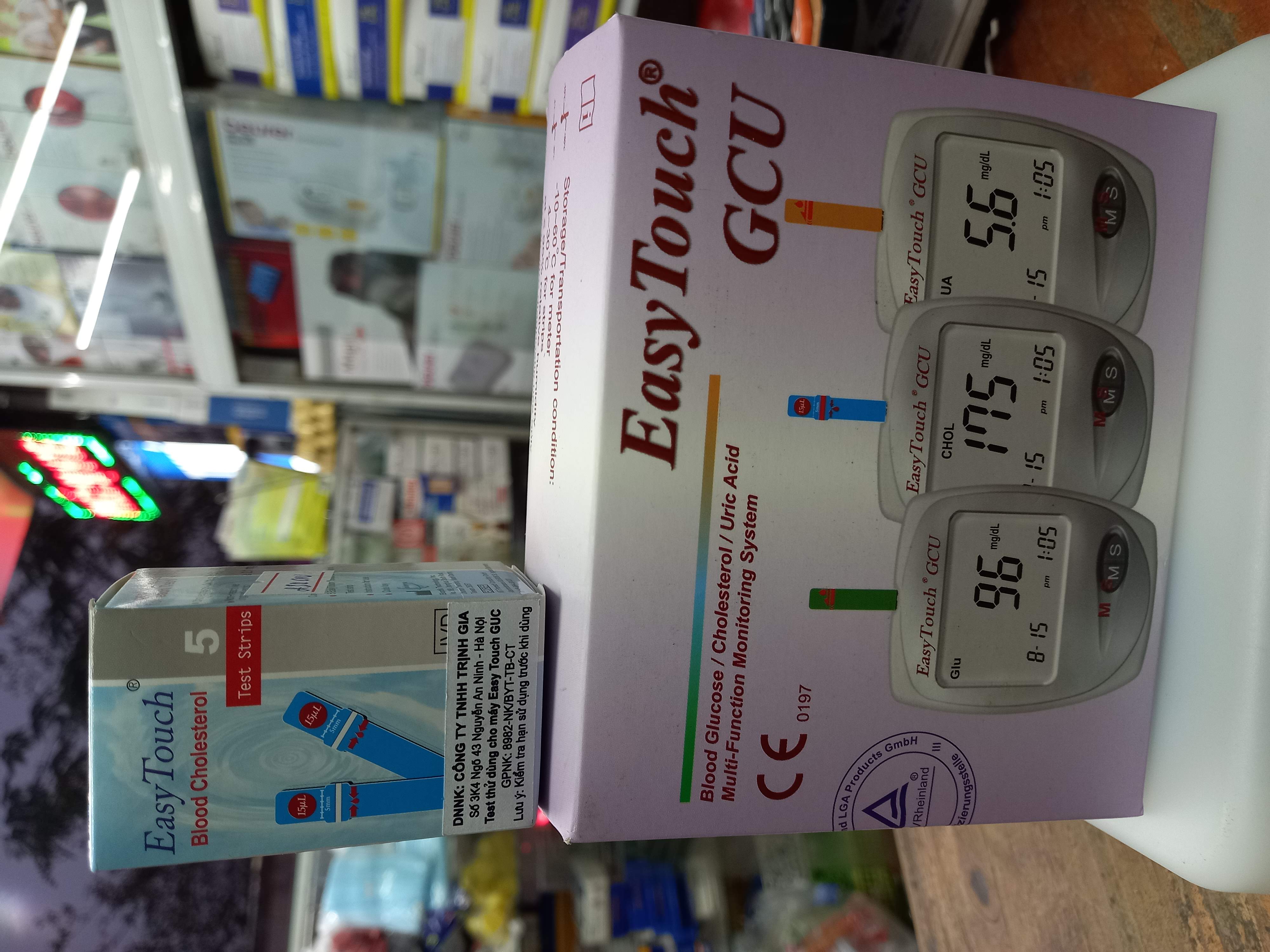5 Que thử mỡ máu, cholesterol cho máy đo Easy Touch GCU ET322