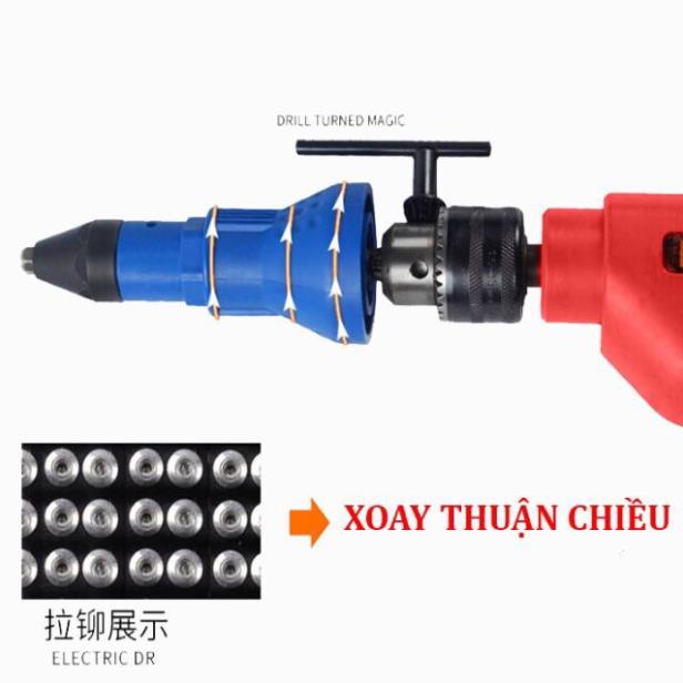 Đầu rút đinh rive gắn máy khoan - RIVE