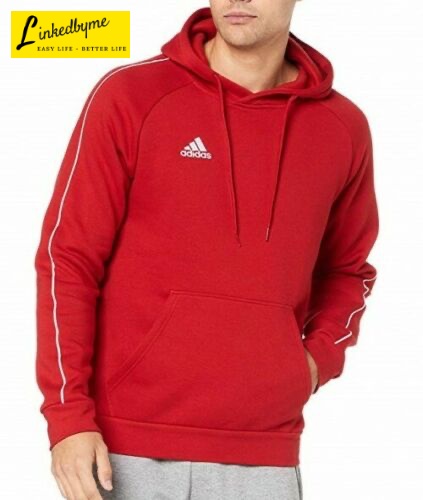 [HCM]ÁO HOODIE CÓ MŨ ADIDAS MÀU ĐỎ