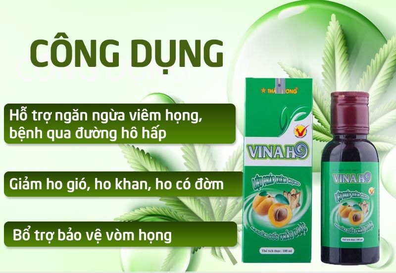 [HCM]Siro VINAHO Thái Dương - Lọ 100ml