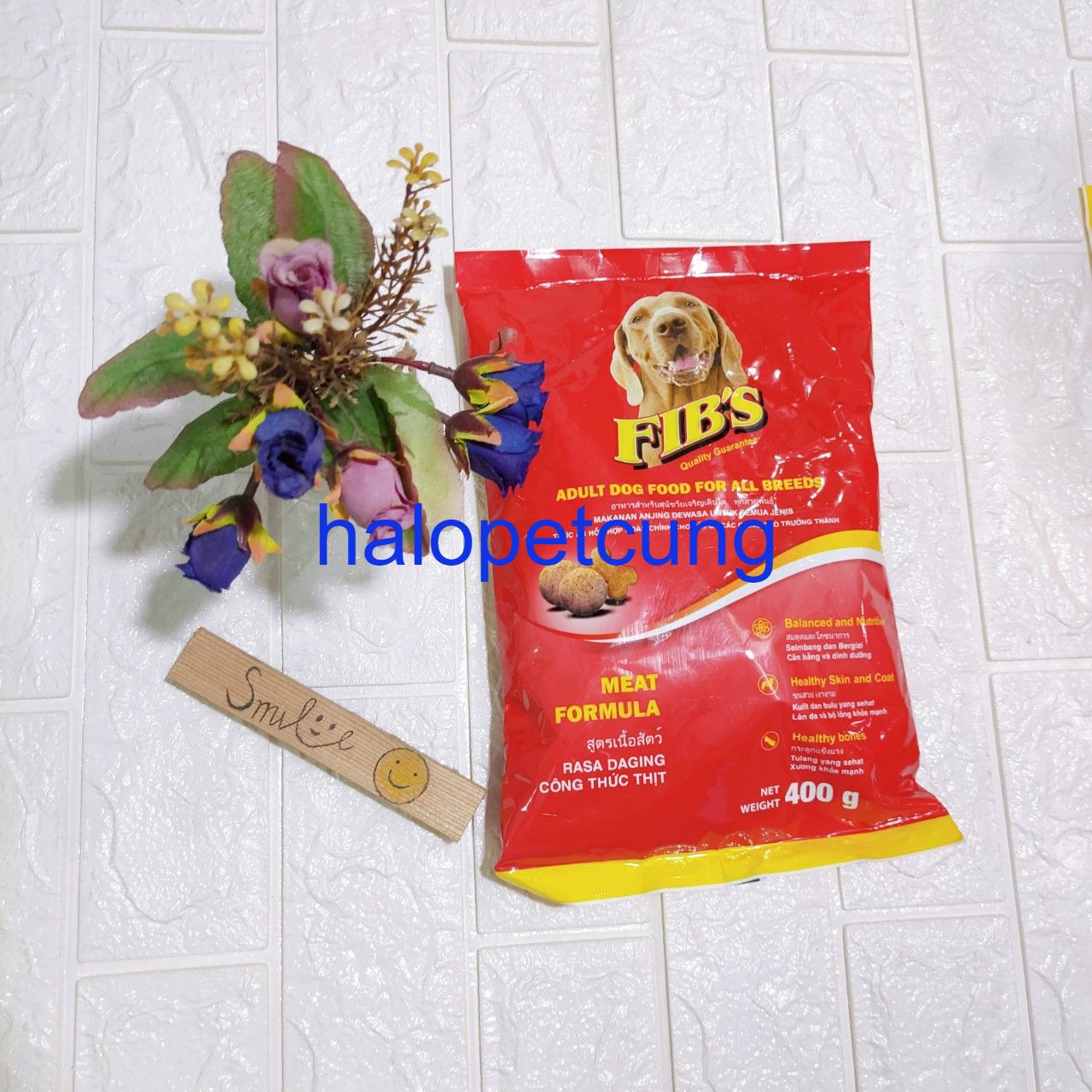 Thức Ăn Hạt Cho Chó Lớn Fib Gói 400g