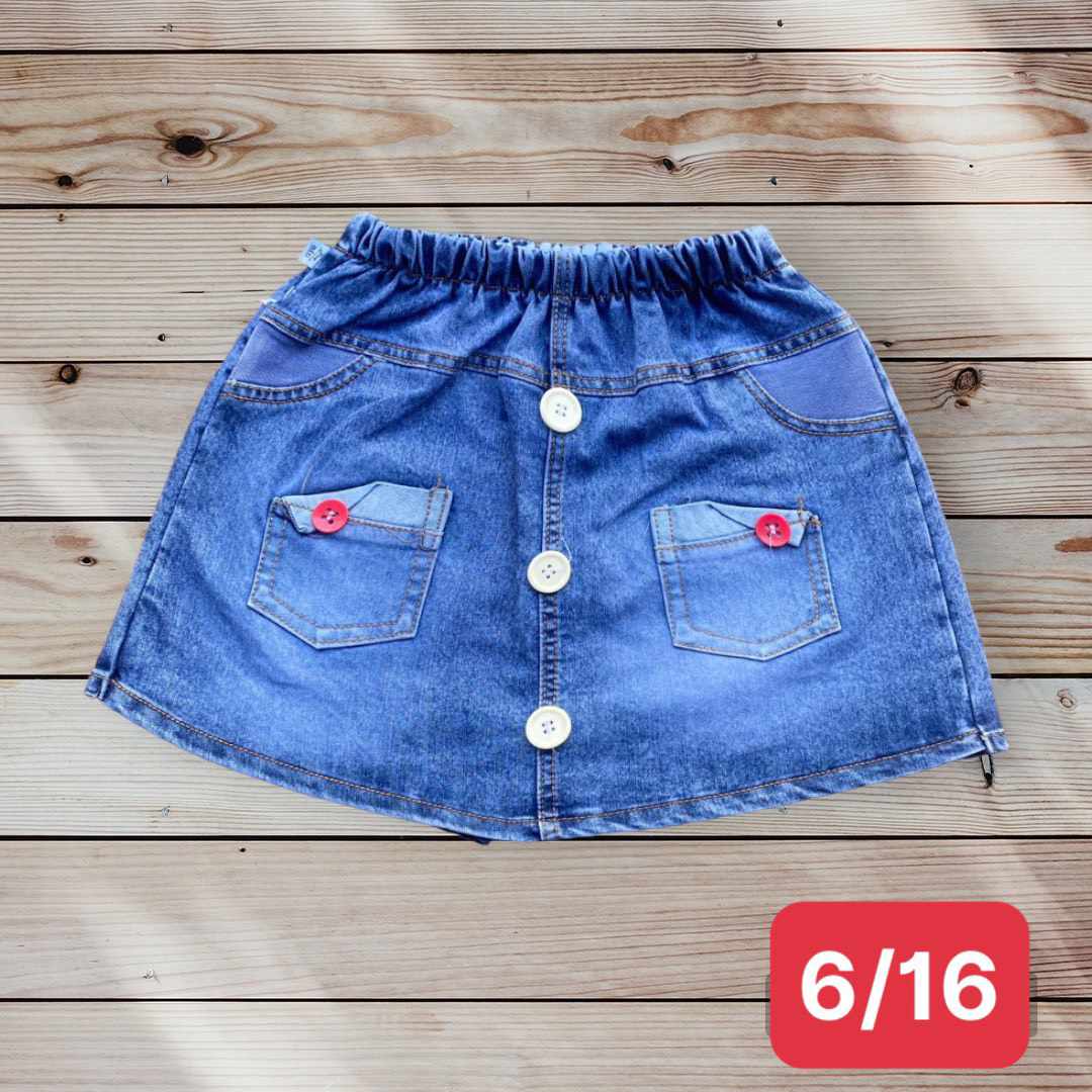 Chân váy jeans cho bé gái 10-30kg