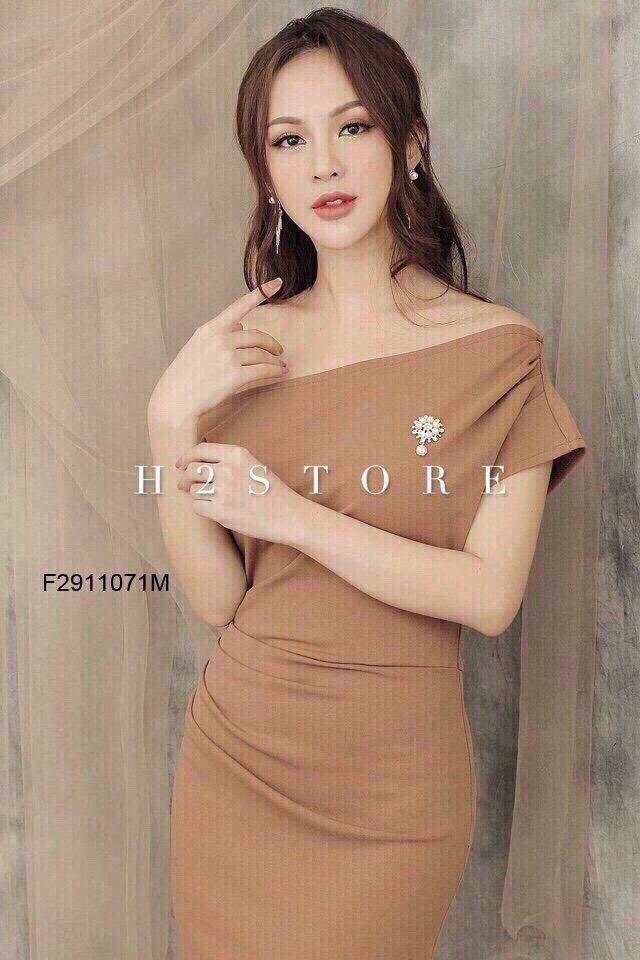 [HCM]Đầm dự tiệc lệch vai TuLi Fashion