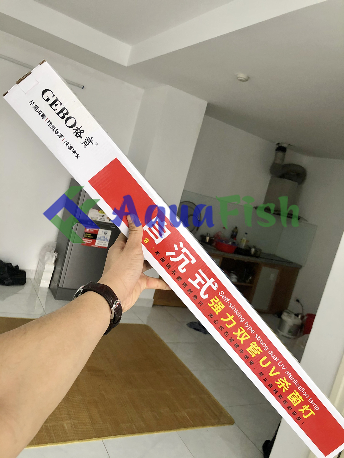 Đèn UV Fort Di, 3D Gebo 100w (đèn diệt tảo chuyên dụng cho hồ cá koi, hồ cá rồng)