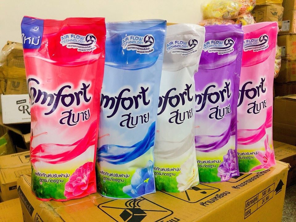 Nước xả vải Comfort Fabric Softener thái lan 580ml