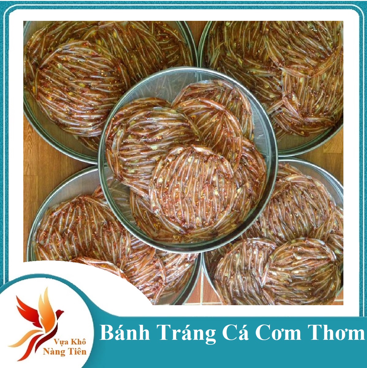 1kg bánh tráng cá cơm loại 1 ngon tuyệt