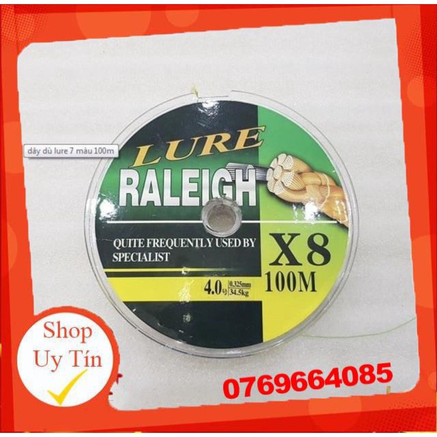 Dây dù câu cá PE Lure X8 - 7 màu cao cấp  -Đ𝗢̂̀ 𝗖𝗔̂𝗨 𝟳𝟭𝟲