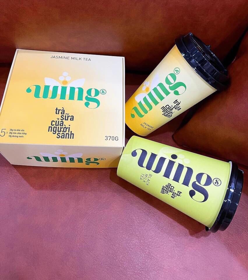 TRÀ SỮA HOÀ TAN WINGS HỘP nhài