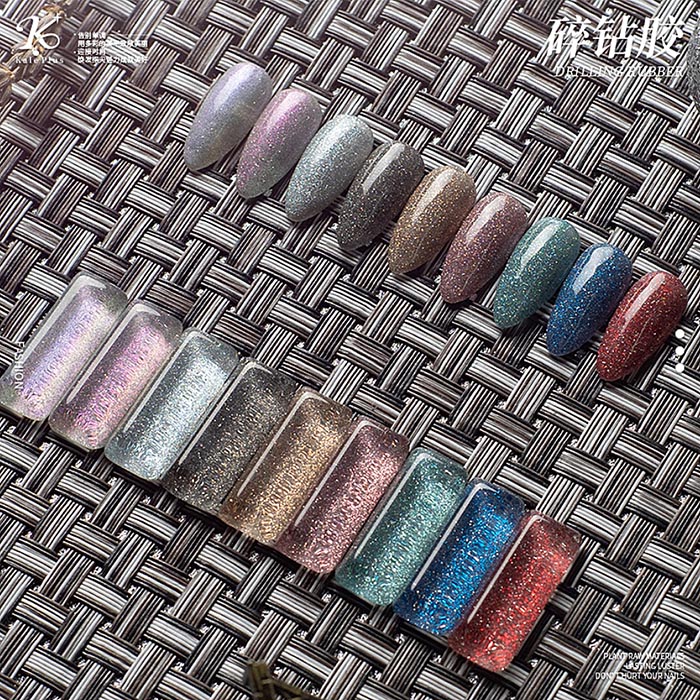 Sơn gel kim cương mini flash siêu sáng Kale Plus 8ml