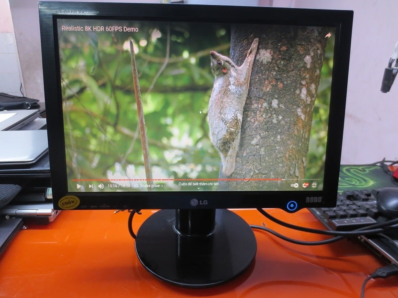 MÀN HÌNH MÁY TÍNH ĐỂ BÀN CHUYÊN DÙNG CHO CAMERA LG FLATRON L177WSB 17''INCH ĐỘ PHÂN GIẢI TỐI ĐA 1440 X 900 PIXEL