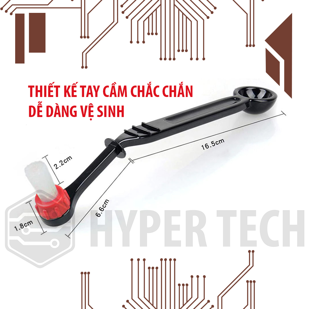 Chổi (Cọ) vệ sinh máy pha, máy xay cà phê, Đầu chổi thay thế