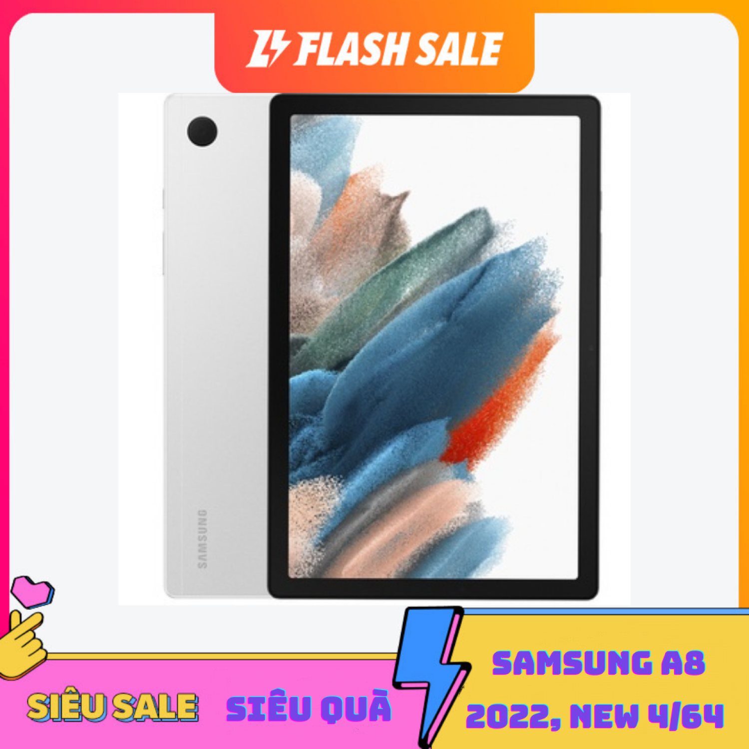 Samsung Galaxy Tab A8 2022 ram4, rom 64, mới nguyên hộp chính hãng