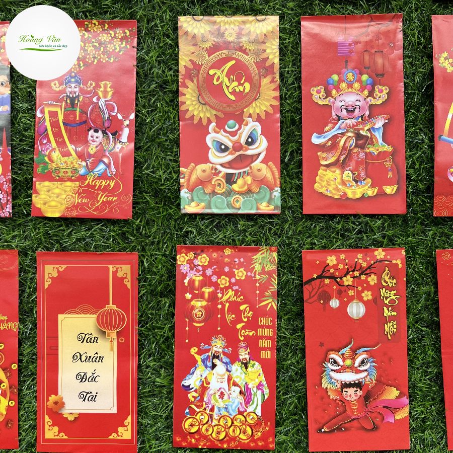 Combo 50 cái bao lì xì tết 2023