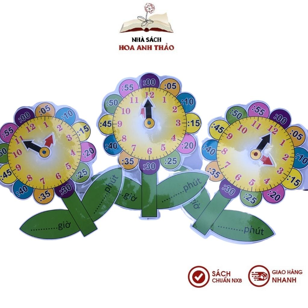 Đồng hồ hoa lá (Đồ Dùng Dạy Học)