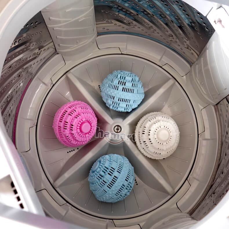 1PC Reusable Large Magic Laundry Cleaning Ball Anti-winding Washing Products Machine Anion Molecules Household Cleaning Tools