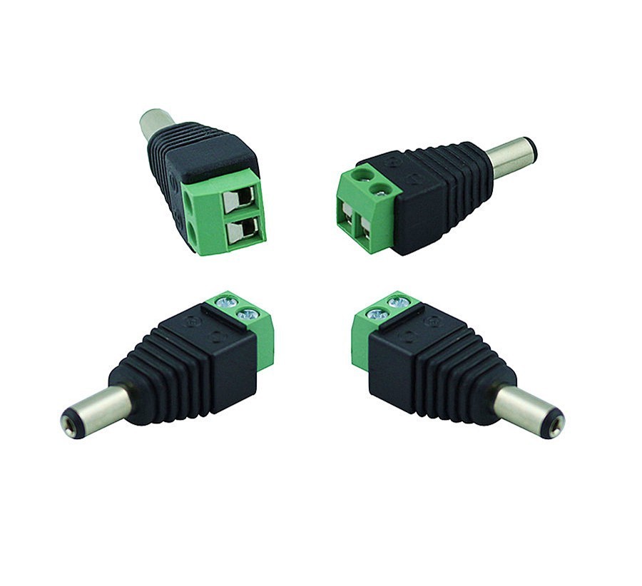 10 Jack nguồn DC đực vặn vít 5.5x2.1mm