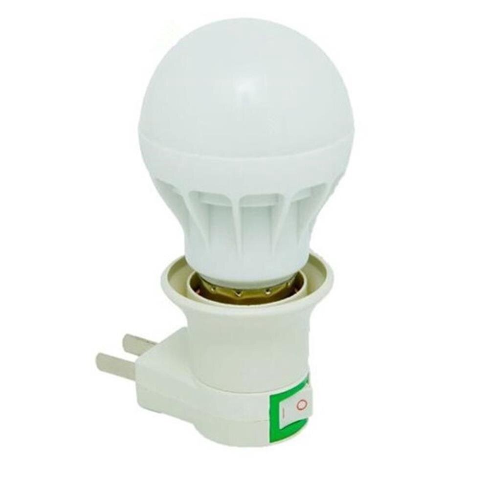 Bộ 2 Đuôi đèn tròn E27 phích cắm công tắc