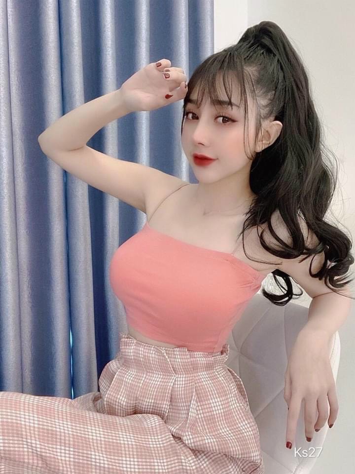 ÁO CROPTOP 2 DÂY BÚN ĐỦ MÀU MỚI VỀ