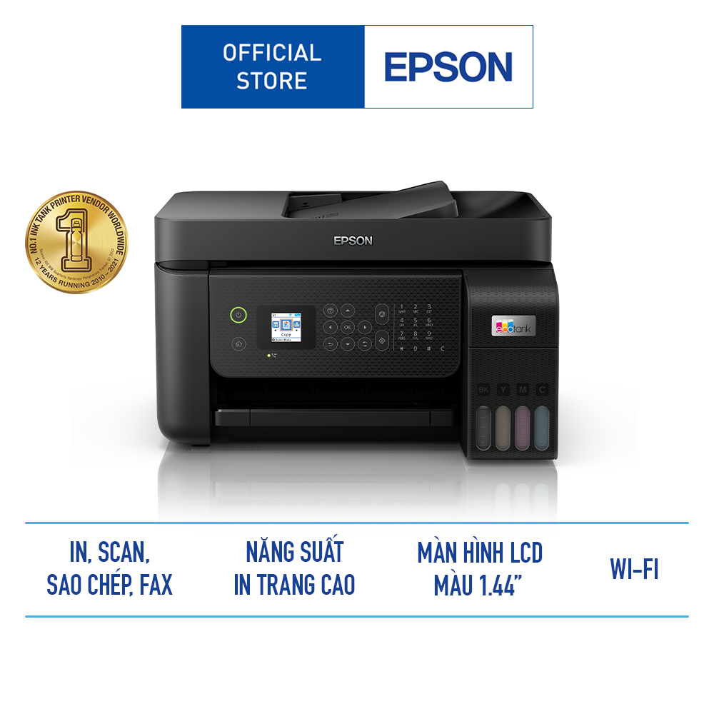 Máy in phun màu đa năng Ecotank Epson L5290, máy in văn phòng