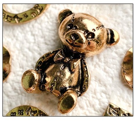 Set 4 Charm gấu đính móng mỗi màu 2 con - ST206