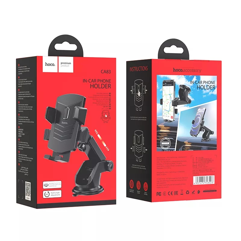 Giá Đỡ Điện Thoại Hoco CA83 chính hãng -Giá Đỡ Kẹp Giữ Trên Bảng Điều Khiển-Kính Chắn Gió-Để Bàn - gia do kep dien thoại - Giá Đỡ kẹp Điện Thoại trên xe hơi tiện lợi - Giá Đỡ Điện Thoại Bằng Silicon Đế Hít Chân Không Xoay 360 độ gia do kep dien thoại - Gi