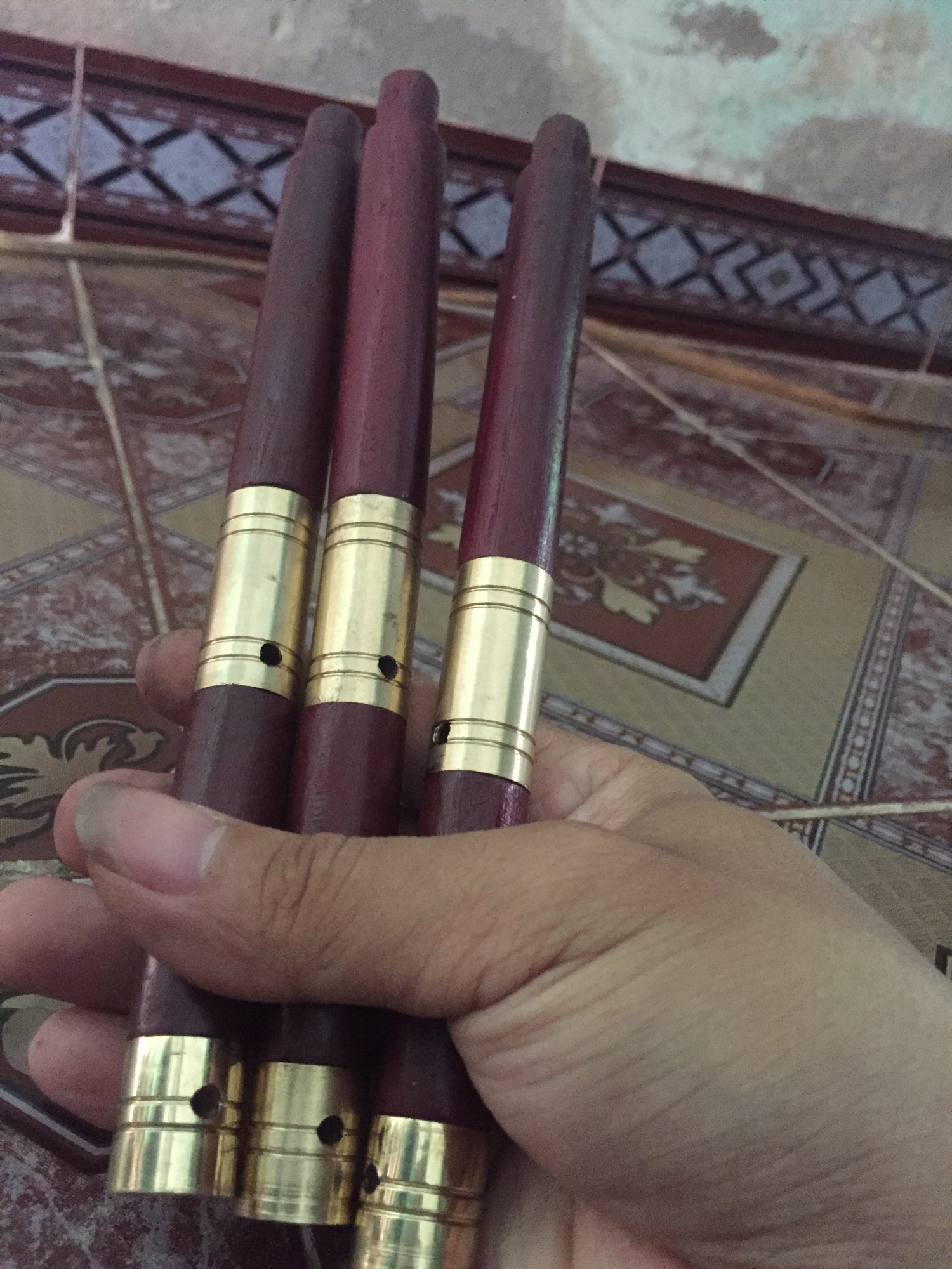 Combo 1 bộ móc và nối cán lồng bẫy chào mào ( choè than )