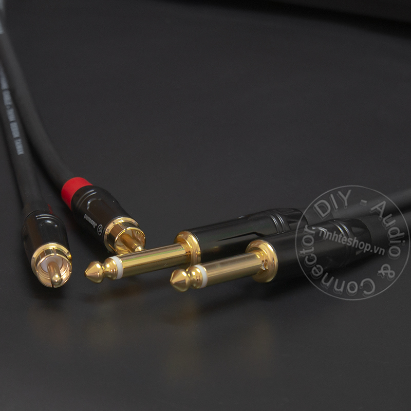 Dây 6 ly sang hoa sen 2 sợi DIY 0.5M đến 5M - Cáp 6.5mm ra AV cắm cho Mixer Âm ly Loa