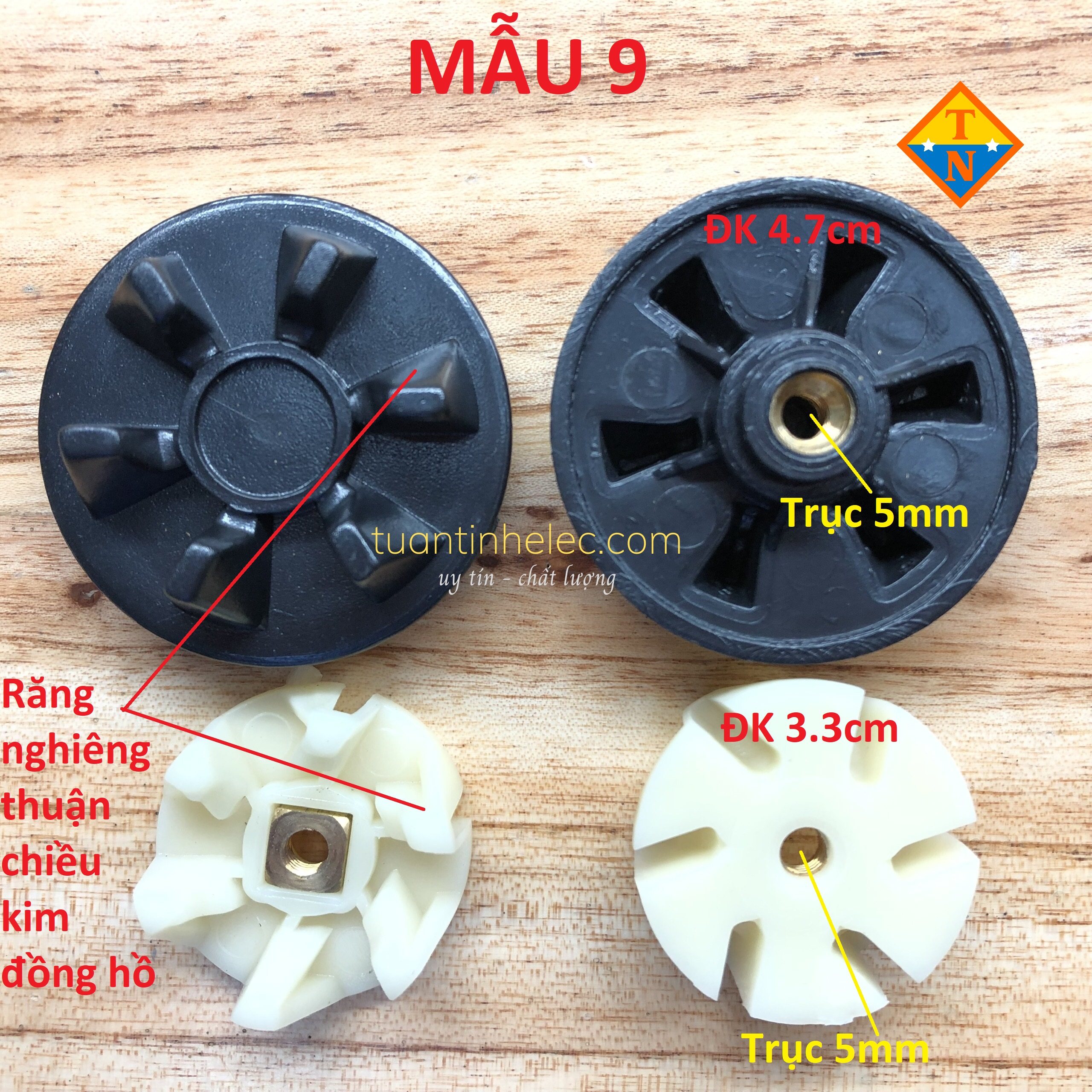 Bánh răng máy xay sinh tố Happy Cook, vấu truyền, nhông máy xay, màu sắc ngẫu nhiên