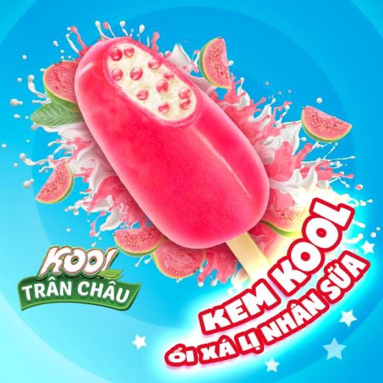[chỉ giao HCM chọn giao hàng 2h]KEM KOOL TRÂN CHÂU ỔI XÁ LỊ NHÂN SỮA