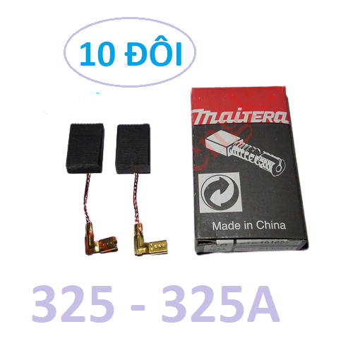 10 đôi chổi than 325A dùng cho máy mài 9553,9556 - Chổi than MKT325A