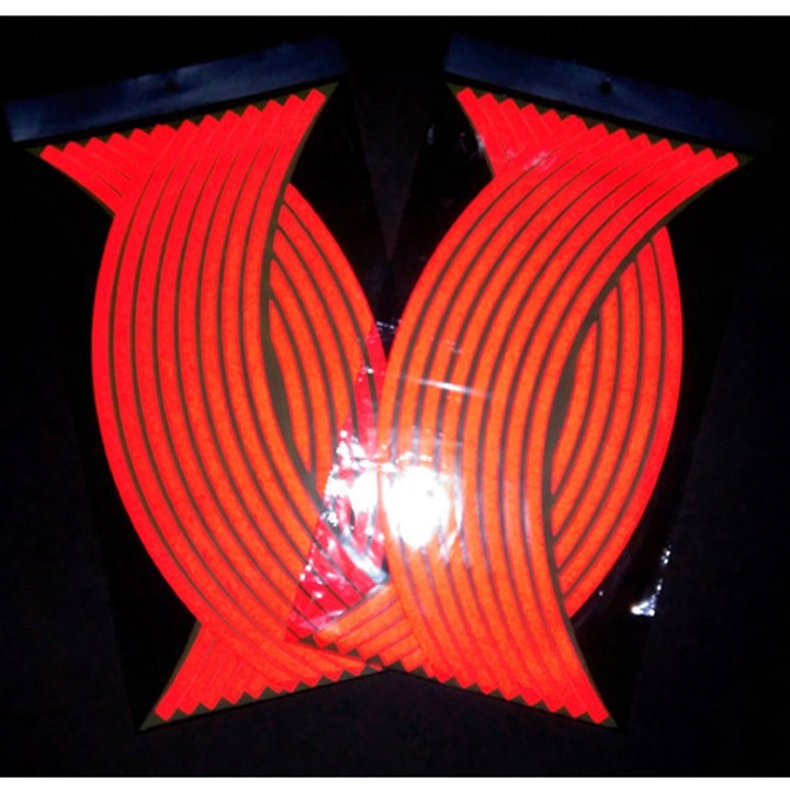 [ 1 BỘ] Tem dán vành xe máy không phản quang cao cấp dễ dàng dán lên vành xe máy xe đạp