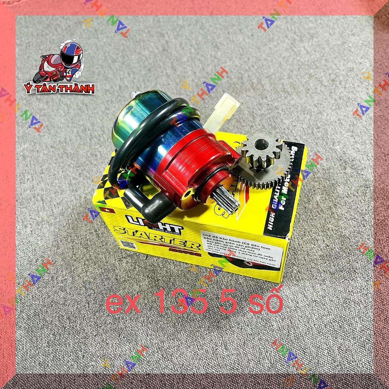 Củ đề exciter 135 5 số trái lớn light racing ms77