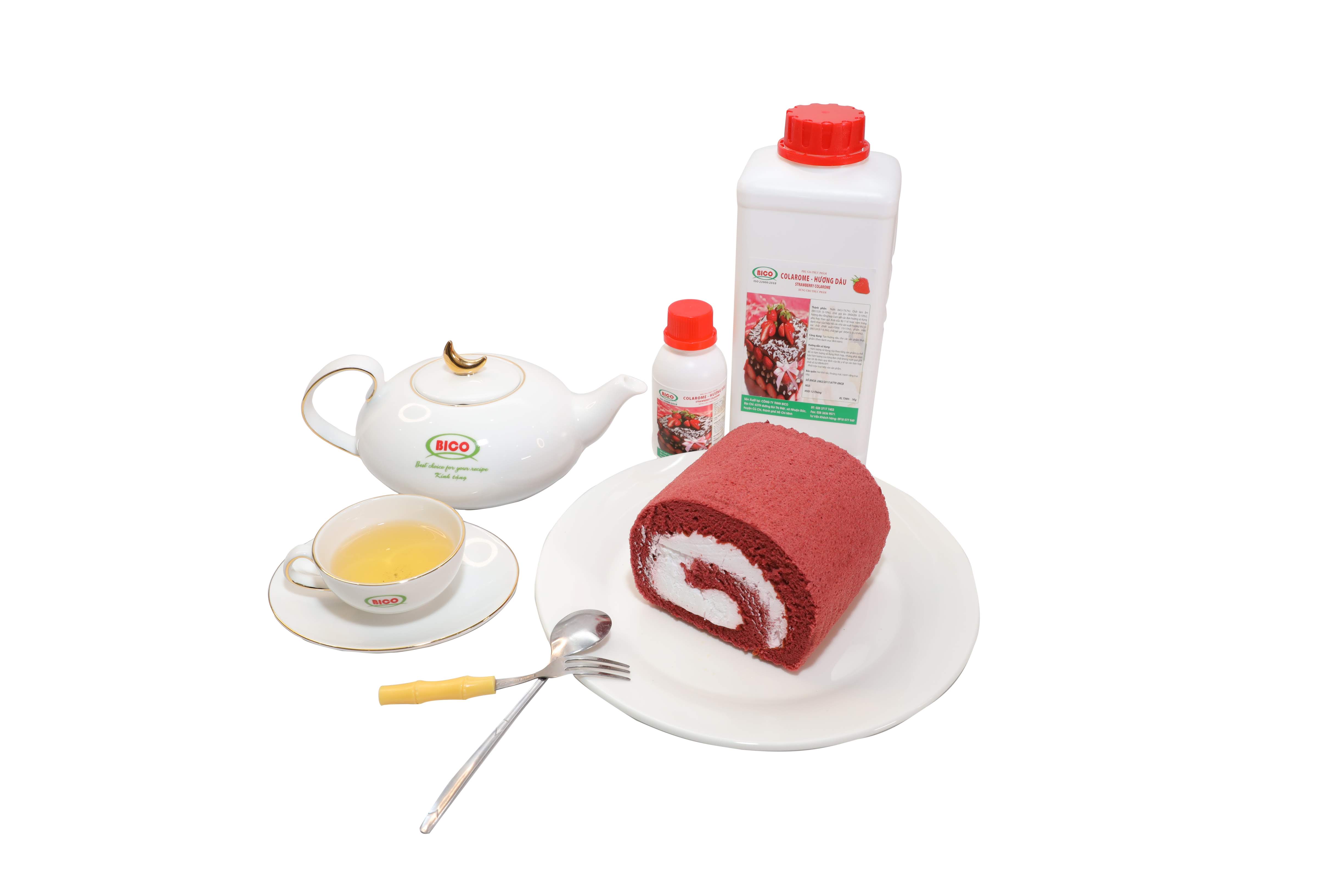 Hương dâu có màu BICO - 1kg