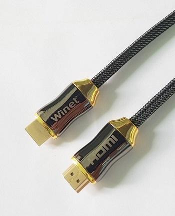 Cáp hdmi 0.5m chuẩn 2.0 4k bọc lưới winet, cáp kết nối truyền hình ảnh cho tivi, máy chiếu, laptop, máy tính, đầu hd, đầu k+