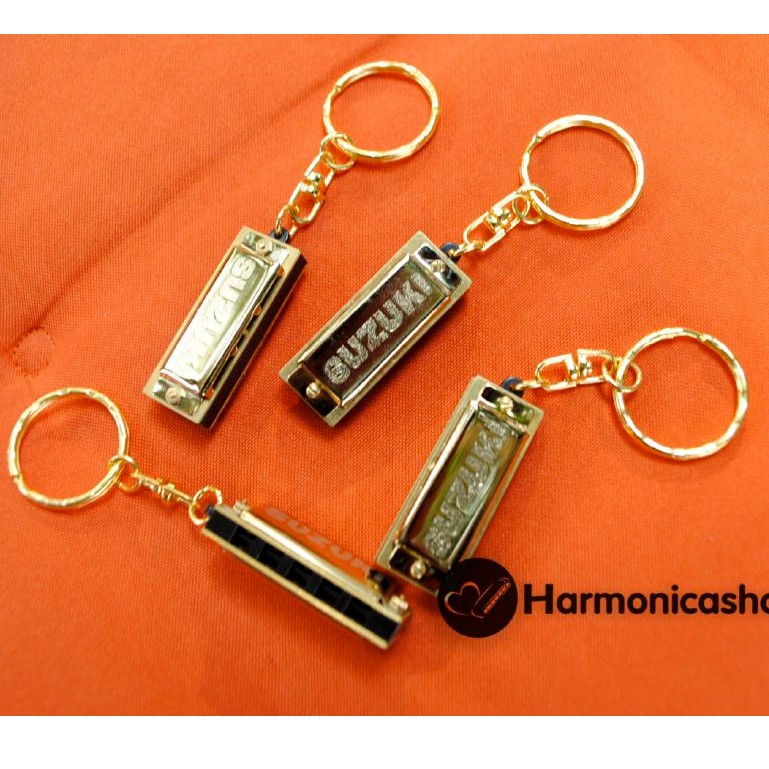 Kèn harmonica Suzuki mini 5 lỗ móc khóa